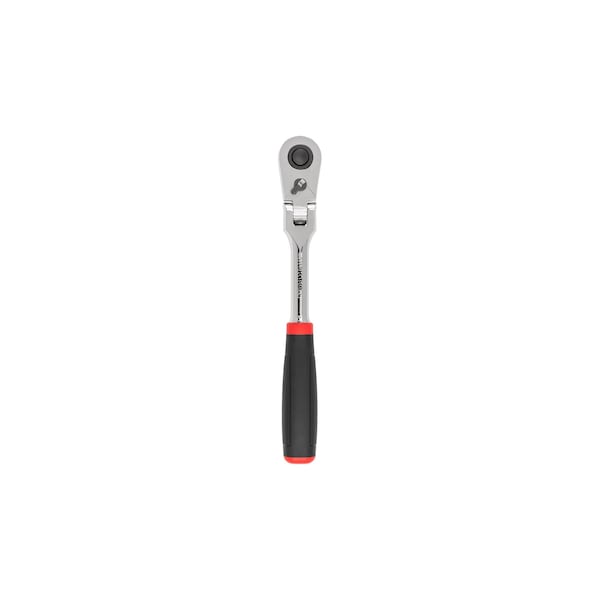 1/2 Inch Drive x 10-1/2 Inch Flex Head Quick-Release Comfort Grip Ratchet